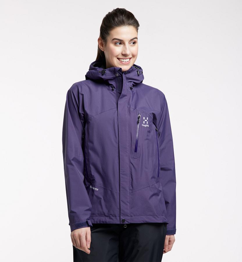 Haglöfs Womens Astral GTX Jacket Purple New Zealand 08165ZXFS